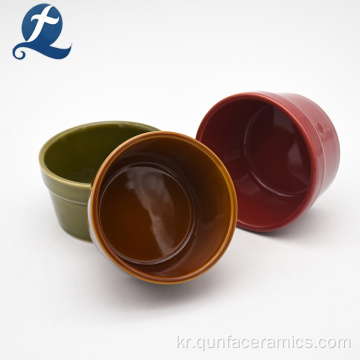 안전한 도매 아름다운 케이크 세라믹 Ramekin